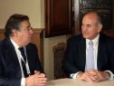 Juan Ignacio Zoido y Kadir Topbas, Presidente de CGLU (Florecia, 10/11/2011)
